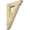 Ekena Millwork Traditional Traditional Rough Sawn Bracket, Douglas Fir, 6"W x 32"D x 44"H BKT06X32X44TRA01RDF - alternate 1